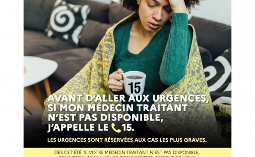 Avant d'aller aux urgences, appelez le 15